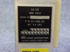 King KA-22 DME Hold P/N 071-1085-00