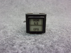 Dialight VOR ILS GPS Annunciator Light Switch P/N 554-0231-411