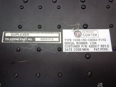 Teledyne Filtronic Comtek Duplexer P/N 620317-2