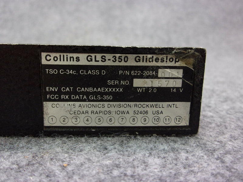 Collins GLS-350 Glideslope P/N 622-2084-001