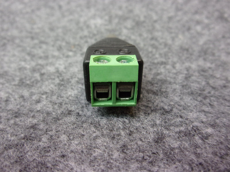 2.1x5.5mm Power Plug To Screw Terminals Adapter P/N 335-370 (Lot of 50)