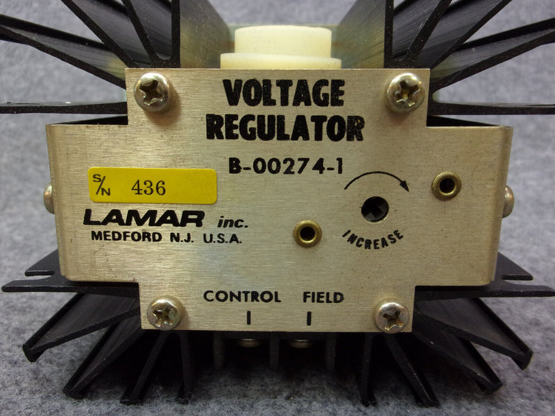Piper 48026-00 Lamar B-00274-1 Voltage Regulator