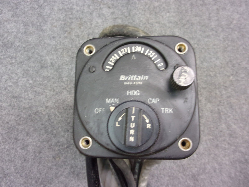 Brittain BI-304 Nav Flite Autopilot Control P/N 11022-42P 11924-13