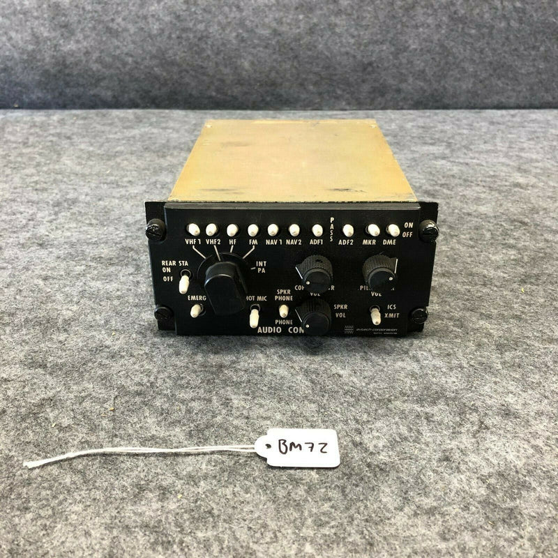 Avtech Audio Panel P/N 1866-1