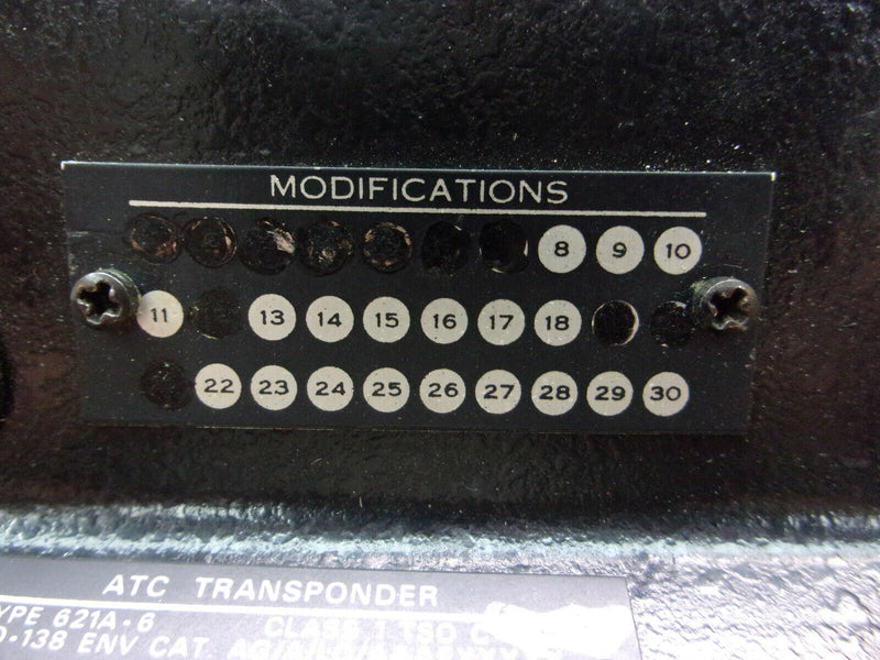 Collins 621A-6 ATC Transponder P/N 787-6211-003