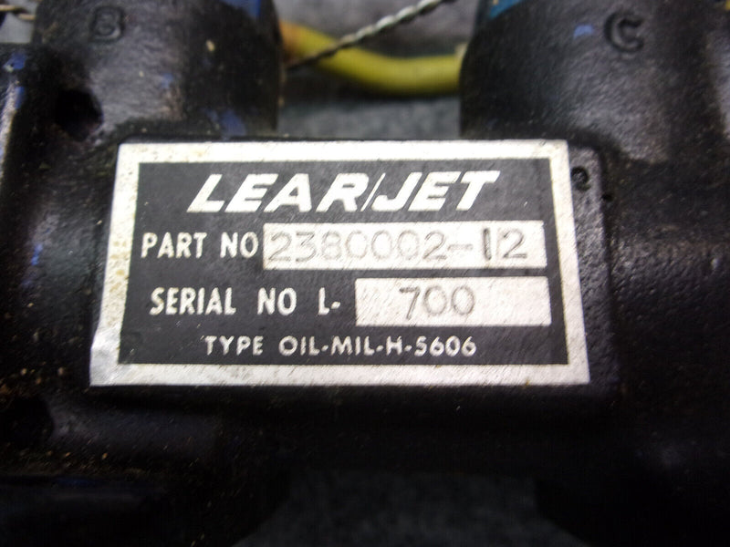 Learjet Power Brake Valve Assy P/N 2380002-12