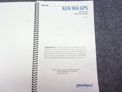 Bendix King KLN-90A Pilots Guide And Abbeviated Operation Manual Set