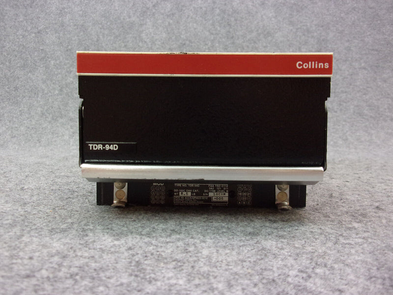 Collins TDR-94D ATC Mode S Transponder P/N 622-9210-005