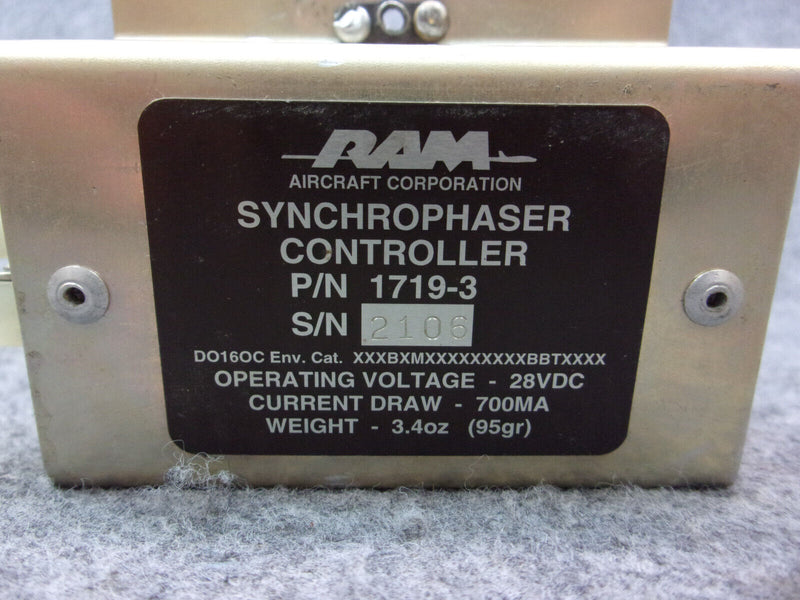 Cessna RAM Synchrophaser Controller P/N 1719-3