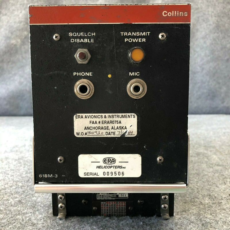 Rockwell Collins 618M-3 VHF Transceiver  622-1181-001