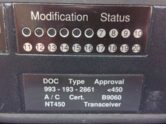 Northern Airborne Technology NAT EUR W/R UHF FM Transceiver P/N NT-450