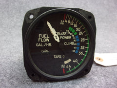 Cessna 421A United Inst Dual Fuel Flow Indicator P/N C662007-0104 6060-CM0104