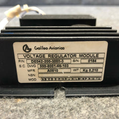 Leonardo Helicopter Power Supply Volt Reg P/N 999-8001-66-103 DE042-200-3001-3