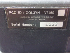 NAT Northern Airborne Technology EUR W/R UHF FM Transceiver P/N NT-450