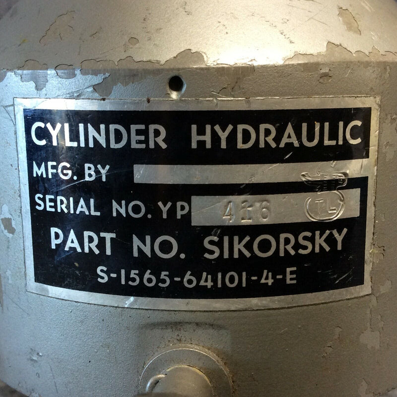 Sikorsky Helicopter Hydraulic Cylinder Assy PN S-1565-64101-4-E