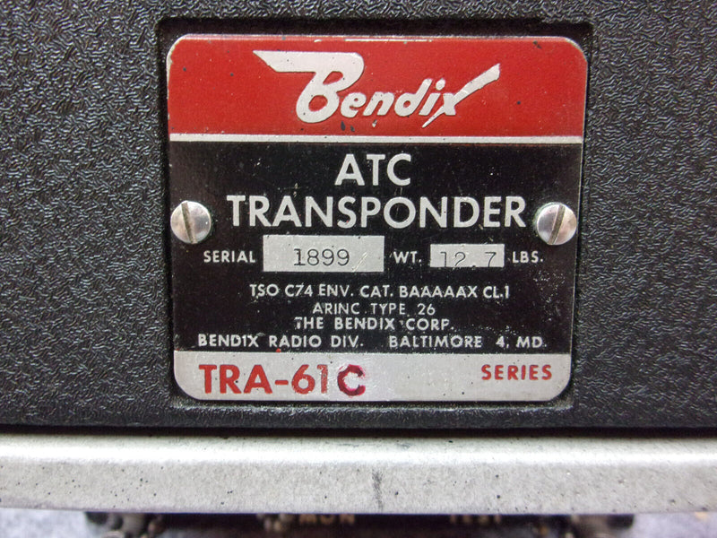 Bendix TRA-61C ATC Transponder