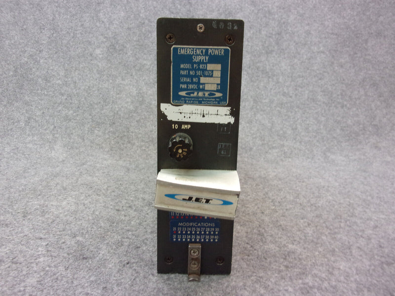 JET PS-823F Emergency Power Supply P/N 501-1075-10