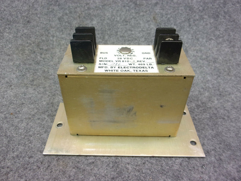 Electrodelta Voltage Regulator P/N VR810-3