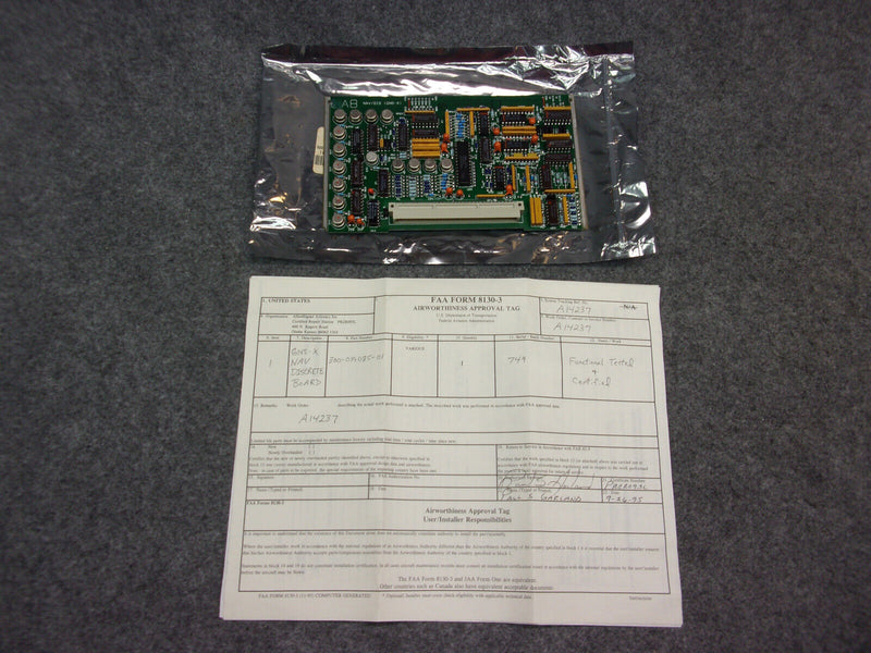 Allied Signal GNS-X Nav Discreet Board P/N 300-019085-01 (Tested W/8130)