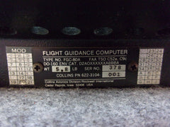 Collins FGC-80A Flight Guidance Computer P/N 622-3104-001