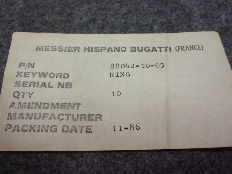 Messier Hispano Bugatti Retaining Rings P/N 88042-10-05 (Lot of 29)