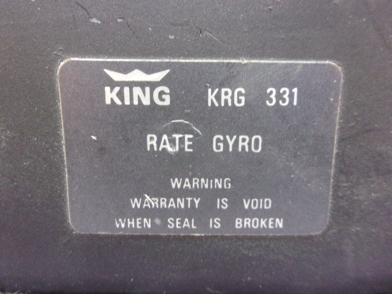 King KRG-331 Rate Gyro P/N 060-0024-00