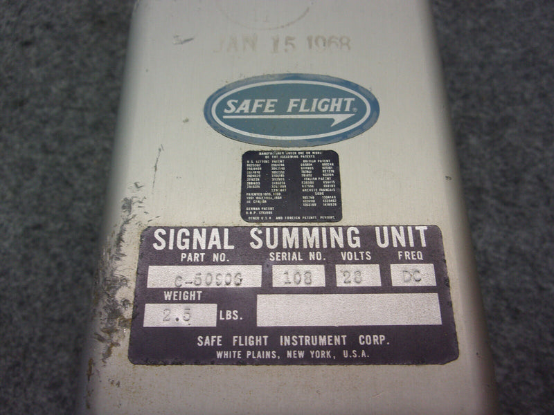 Safe Flight Signal Summing Unit P/N C-50906