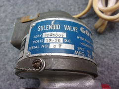 LearJet 147655-2 Goodyear 9543007 Anti Skid Solenoid Valve (Overhauled)