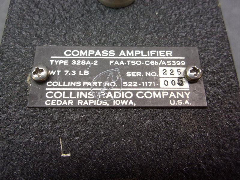 Collins 328A-2 Compass Amplifier P/N 522-1171-005