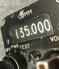 Collins 313N-5A Comm Control Head P/N 522-3617-000