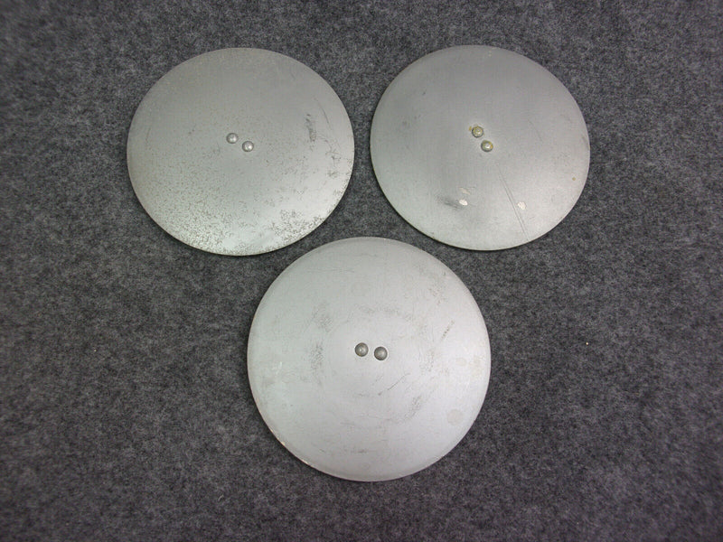 Piper Style Domed 4-3/4 Inch Inspection Cover Plate (Lot of 3)