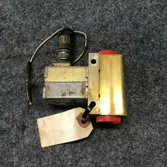 Valcor Fuel Shut Off Solenoid Valve P/N V-14500-36 and Connector