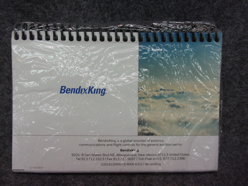 Bendix King AeroVue King Air B200 Pilot Quick Reference Guide P/N D201610000079