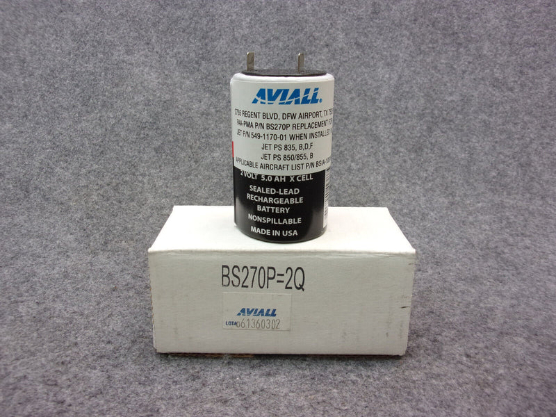 Aviall Cyclon Sealed Lead Rechargeable Battery P/N BS270P 549-1170-01