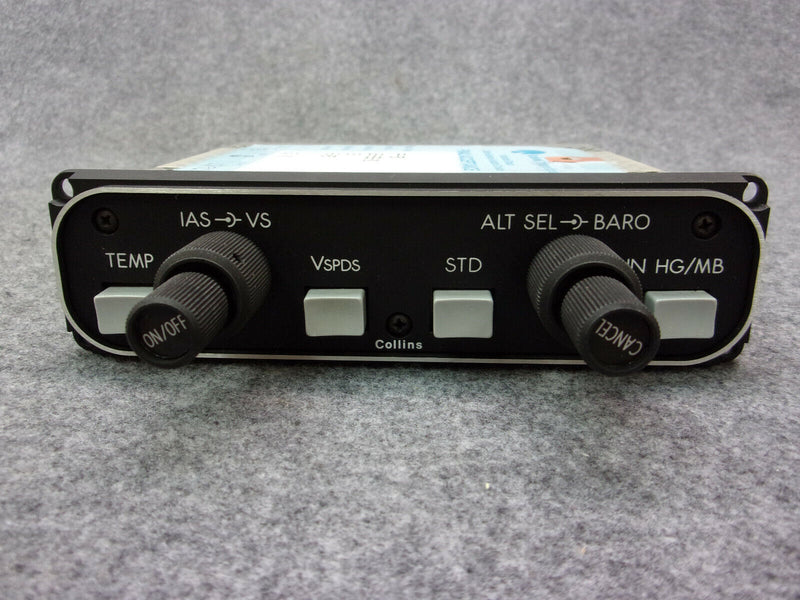 Collins ARP-850 Airdata Reference Panel P/N 622-9292-001 (New)