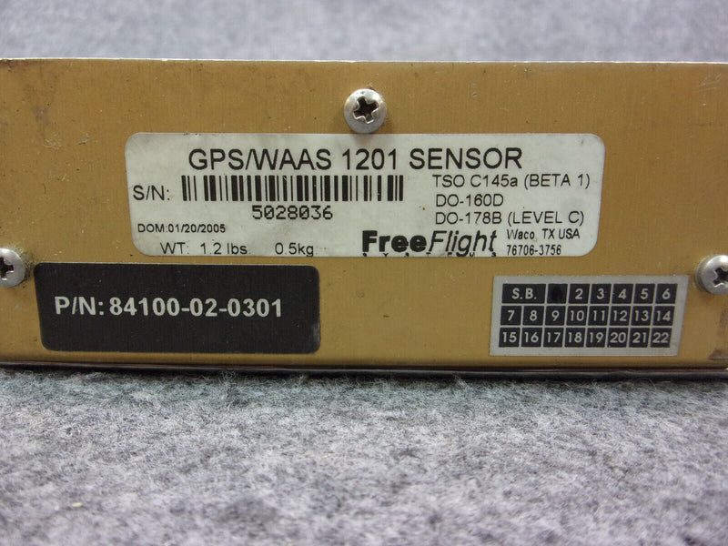 FreeFlight GPS/WASS 1201 Sensor P/N 84100-02-0301