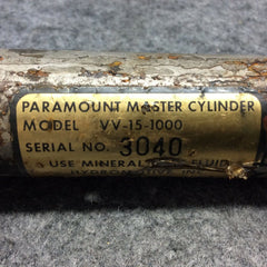 Paramount Brake Master Cylinder P/N VV-15-1000