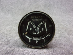 Weston Dual Brake Pressure Indicator Gauge P/N S214-1-28