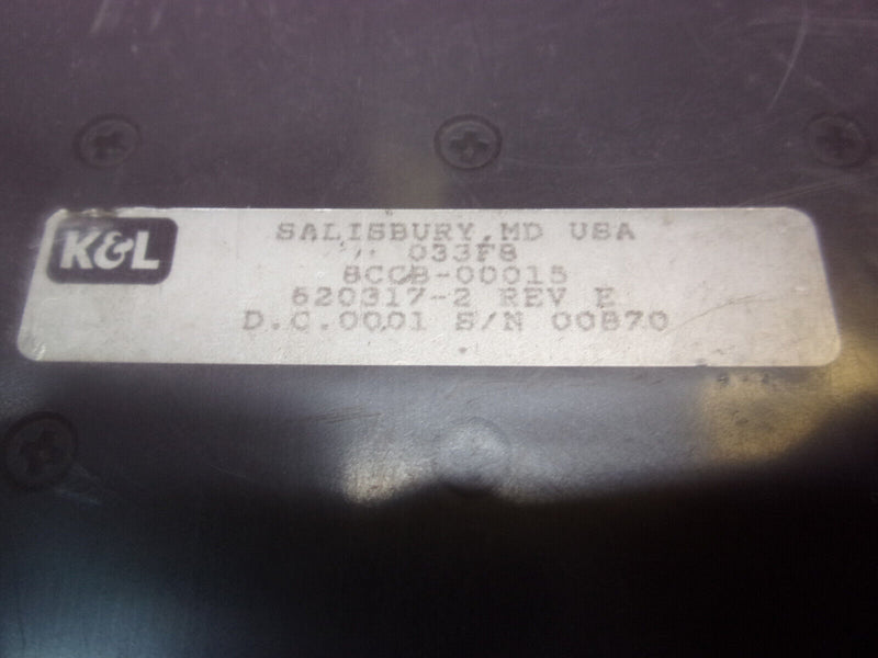 Teledyne K&L Duplexer P/N 620317-2