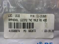 Amphenol RF TNC Connector P/N 122372