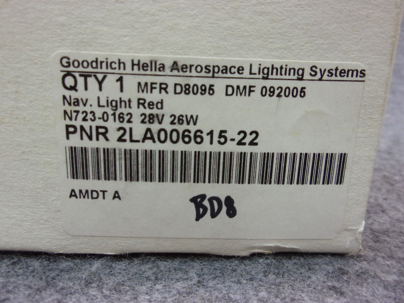 Goodrich Hella Nav Position Light P/N 2LA006615-22 (New)