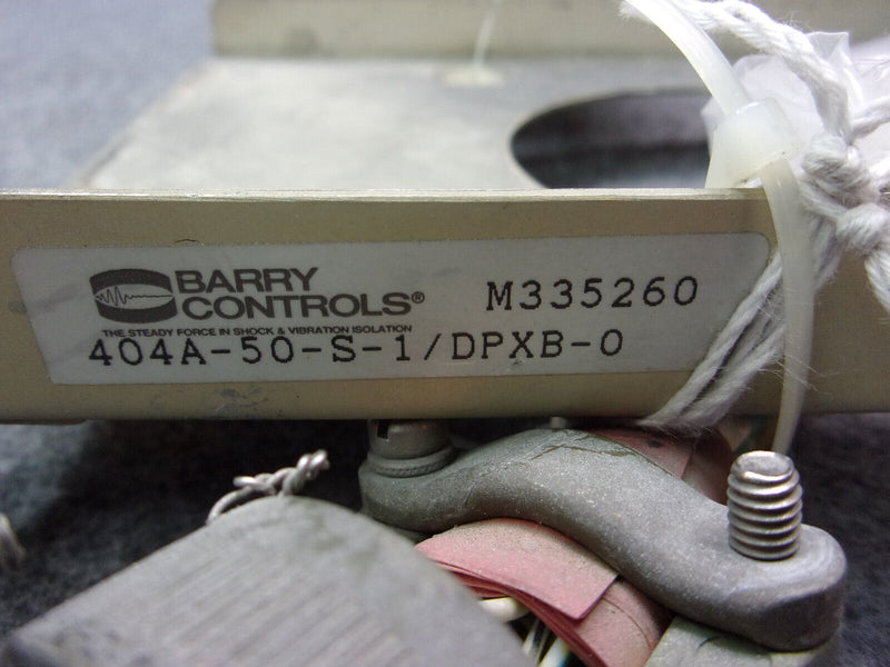 Barry Controls DPXB-0 Mount Tray With Connector And Harness P/N 404A-50-S-1