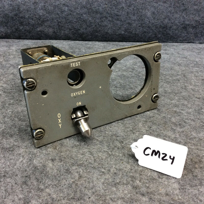Oxygen Control Panel and Valve P/N 1206492-103 673093-103