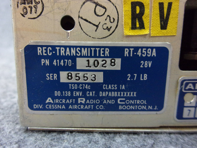 ARC RT-459A Transponder With Tray P/N 41470-1028 42290-0014