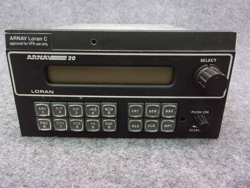 Arnav Model 20 Loran Receiver With Tray And Connector P/N 453-0093-E3