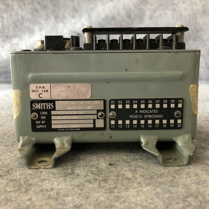 Smiths Cooling Air Failure Warning Unit 115V P/N 23FWU-3-300