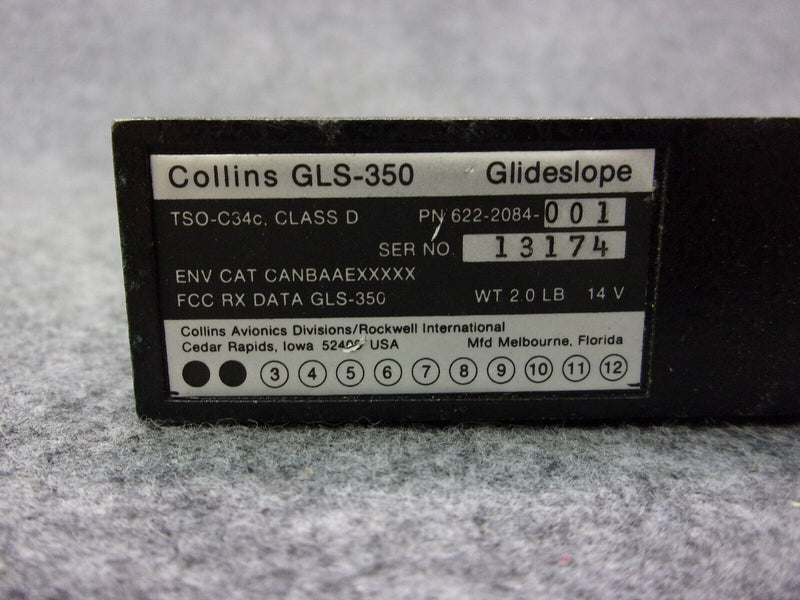 Collins GLS-350 Glideslope P/N 622-2084-001