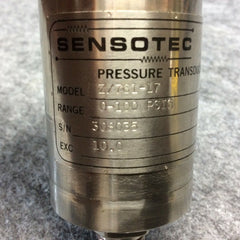 Sensotec Z/761-17 Pressure Transducer