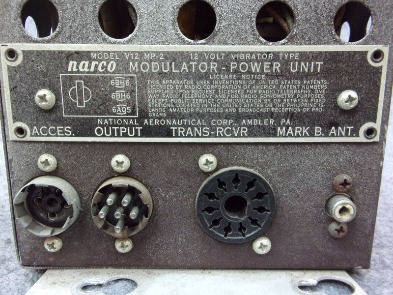 Narco Modulator - Power Unit P/N V12MP-2