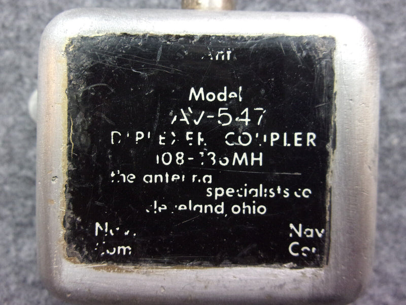 Antenna Specialists Co Diplexer Coupler P/N AV-547